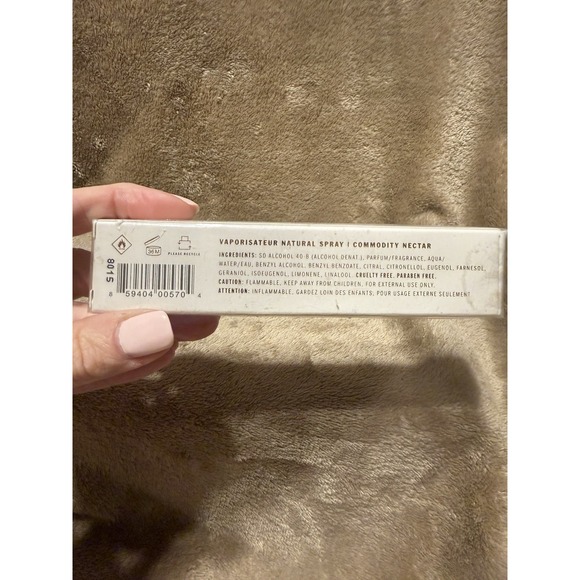 Commodity NECTAR Eau de Parfum Travel Spray .33oz/10ml RARE NEW IN BOX SEALED - Picture 3 of 6
